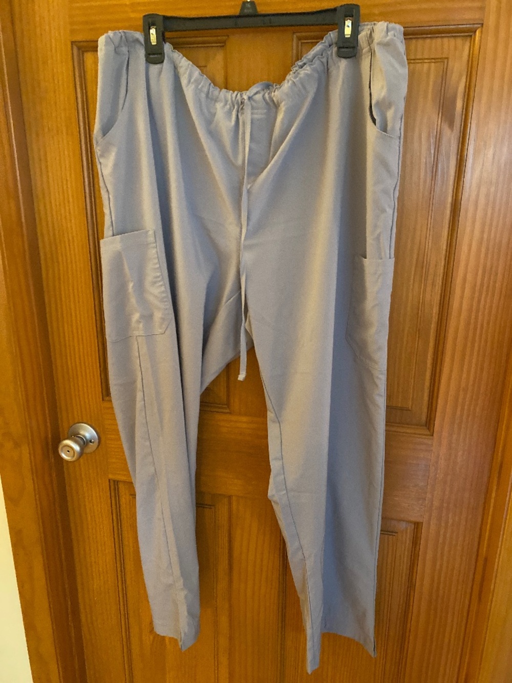 2xl silver butter soft bottom scrub pants